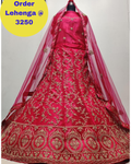 Georgete Hand Made Bridal & Party Wear Lehenga with Dupatta